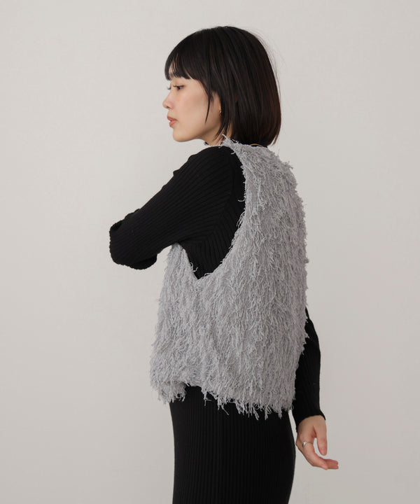 フェザーショートベスト