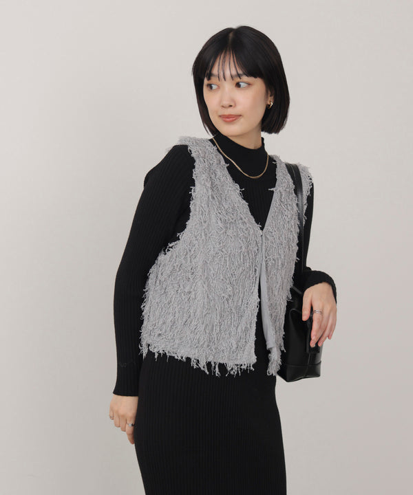 フェザーショートベスト