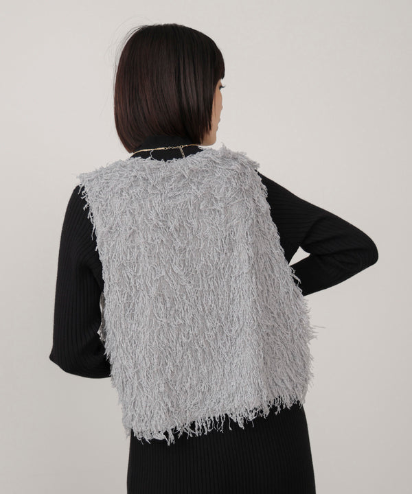 フェザーショートベスト