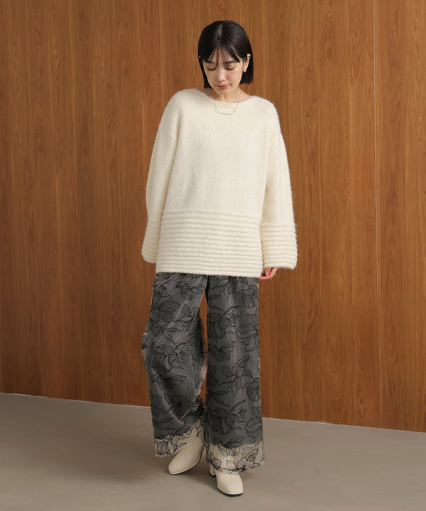 【WEB限定】フラワーチュールモチーフパンツ