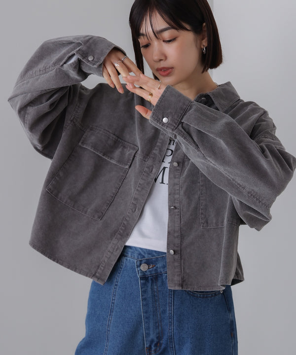 【WEB限定】ビンテージカラーコーディロイシャツ［9/30発送予定］