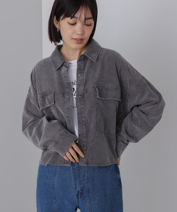 【WEB限定】ビンテージカラーコーディロイシャツ［9/30発送予定］