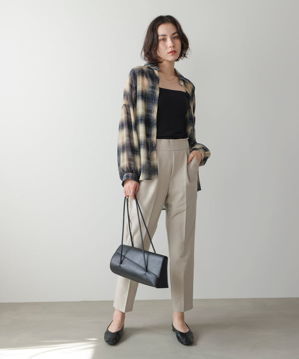 【WEB限定】スラっとテーパードパンツ