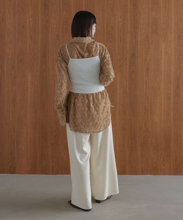 【WEB限定】フェザーライクシアーシャツ