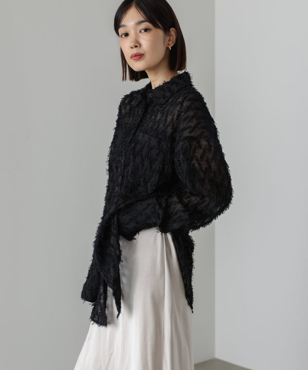【WEB限定】フェザーライクシアーシャツ