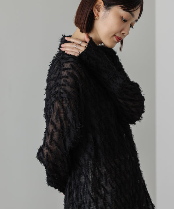 【WEB限定】フェザーライクシアーシャツ