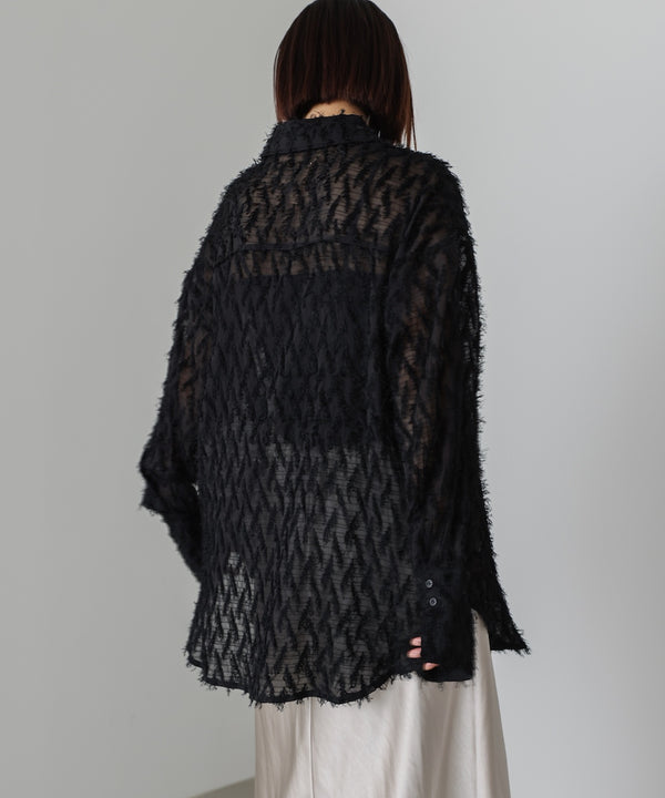 【WEB限定】フェザーライクシアーシャツ