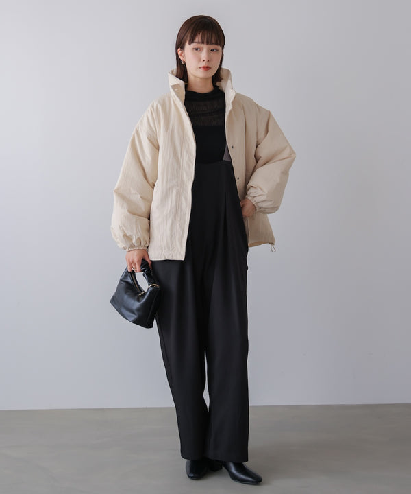 ハイネック中綿ブルゾン