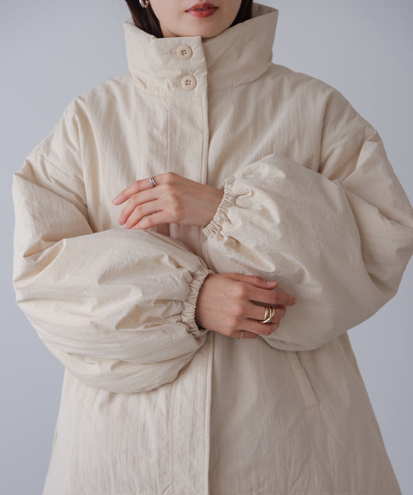 ハイネック中綿ブルゾン