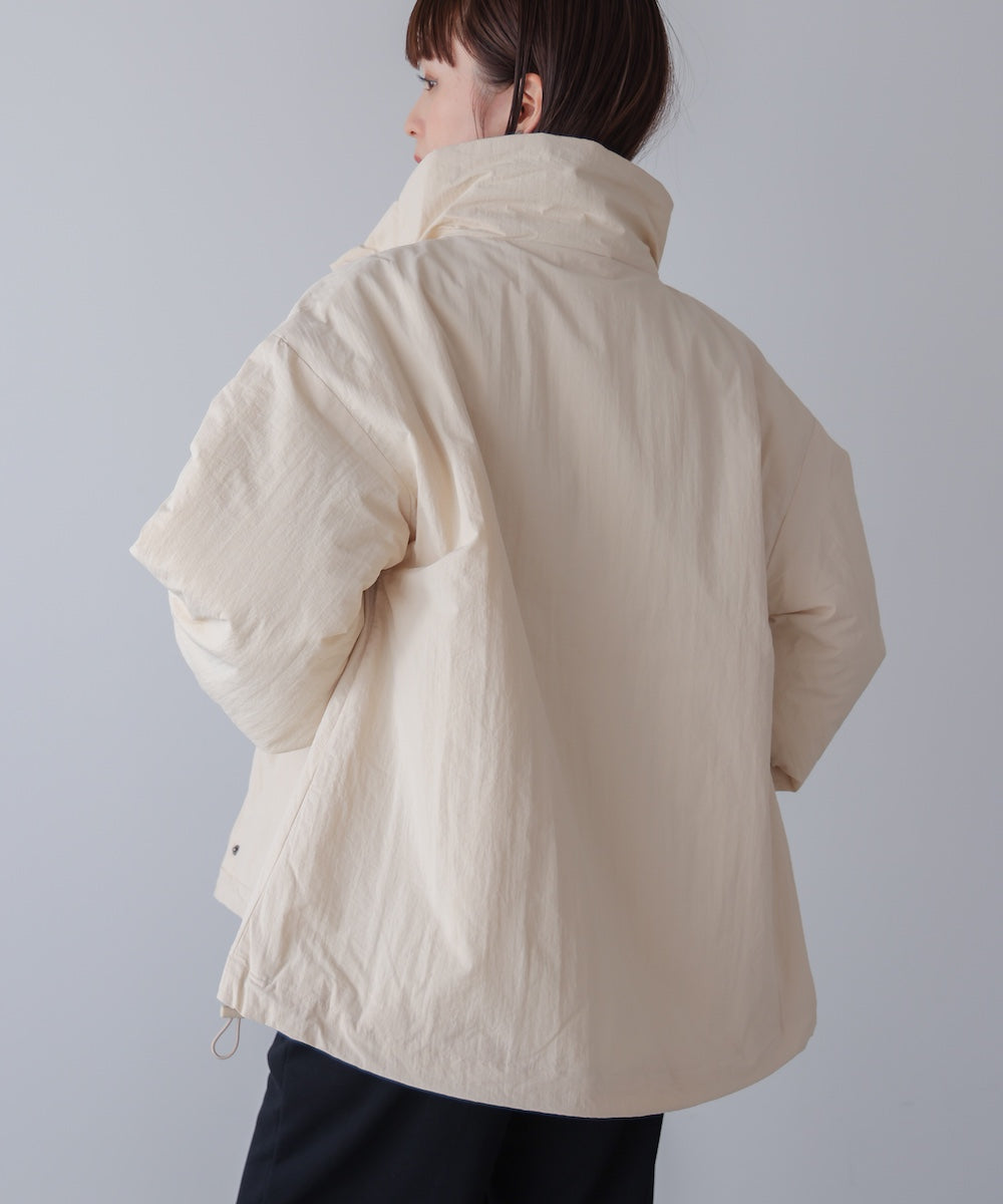 ハイネック中綿ブルゾン