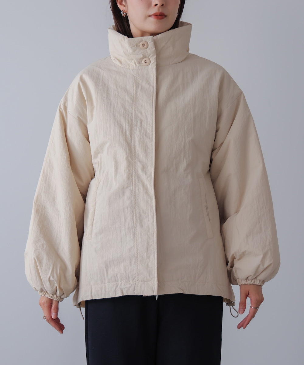 ハイネック中綿ブルゾン
