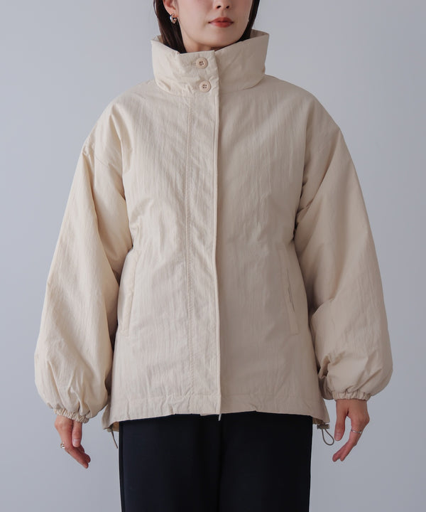 ハイネック中綿ブルゾン