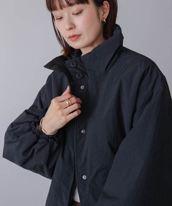 ハイネック中綿ブルゾン