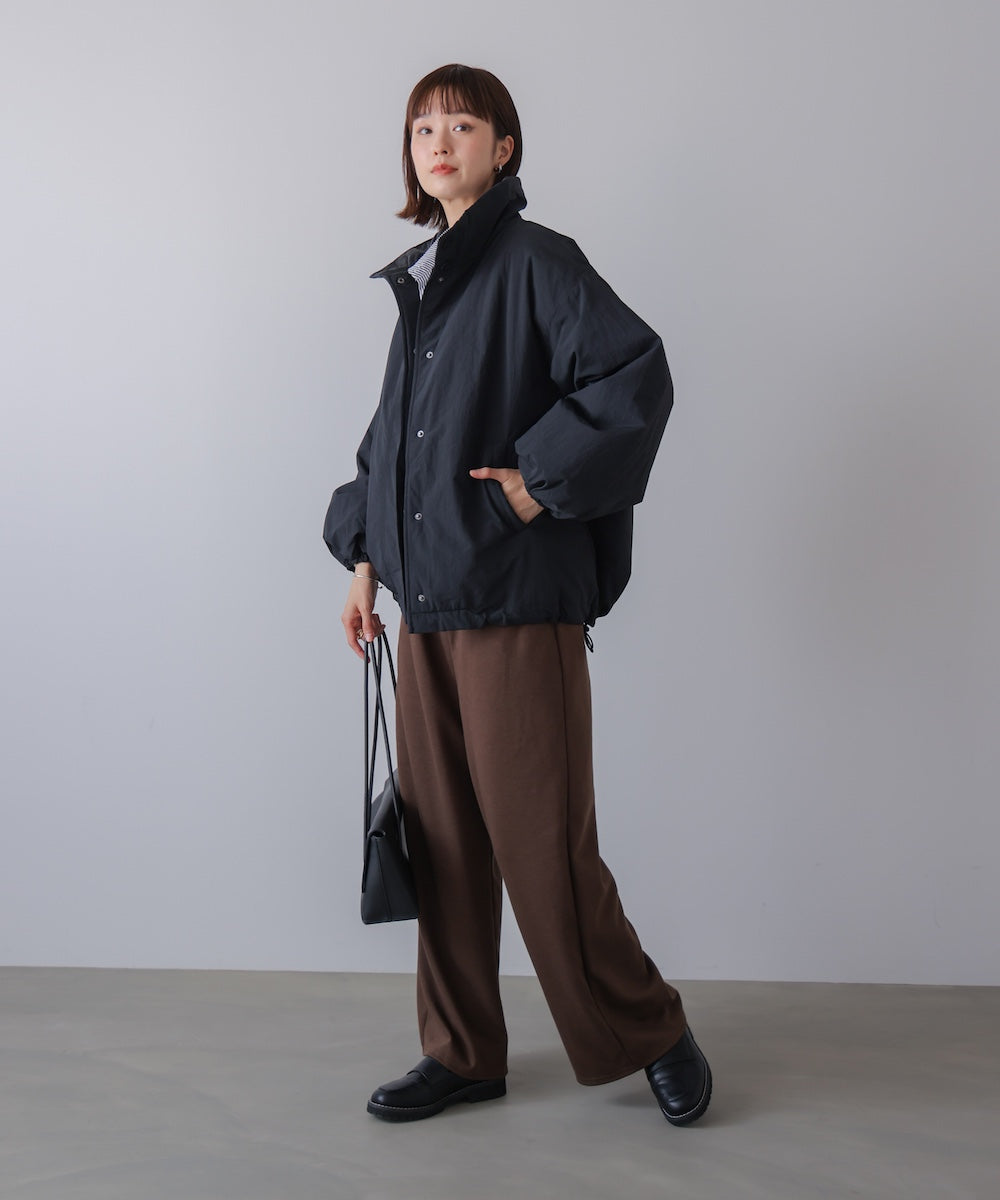 CELFORD 中綿ブルゾン　ブラック ハイネック中綿ブルゾン