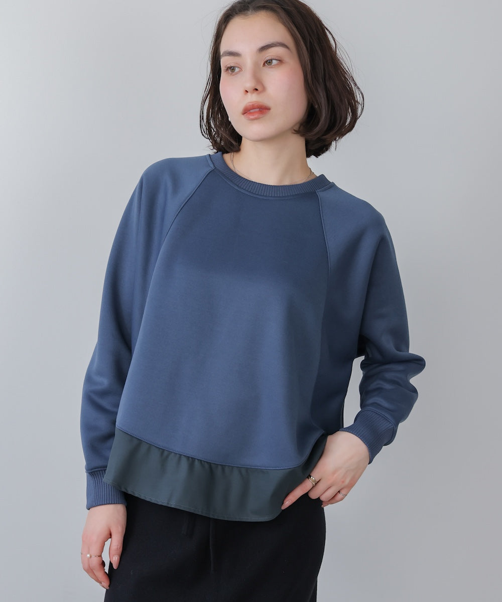 軽量ボンディングラグラン切替プルオーバー