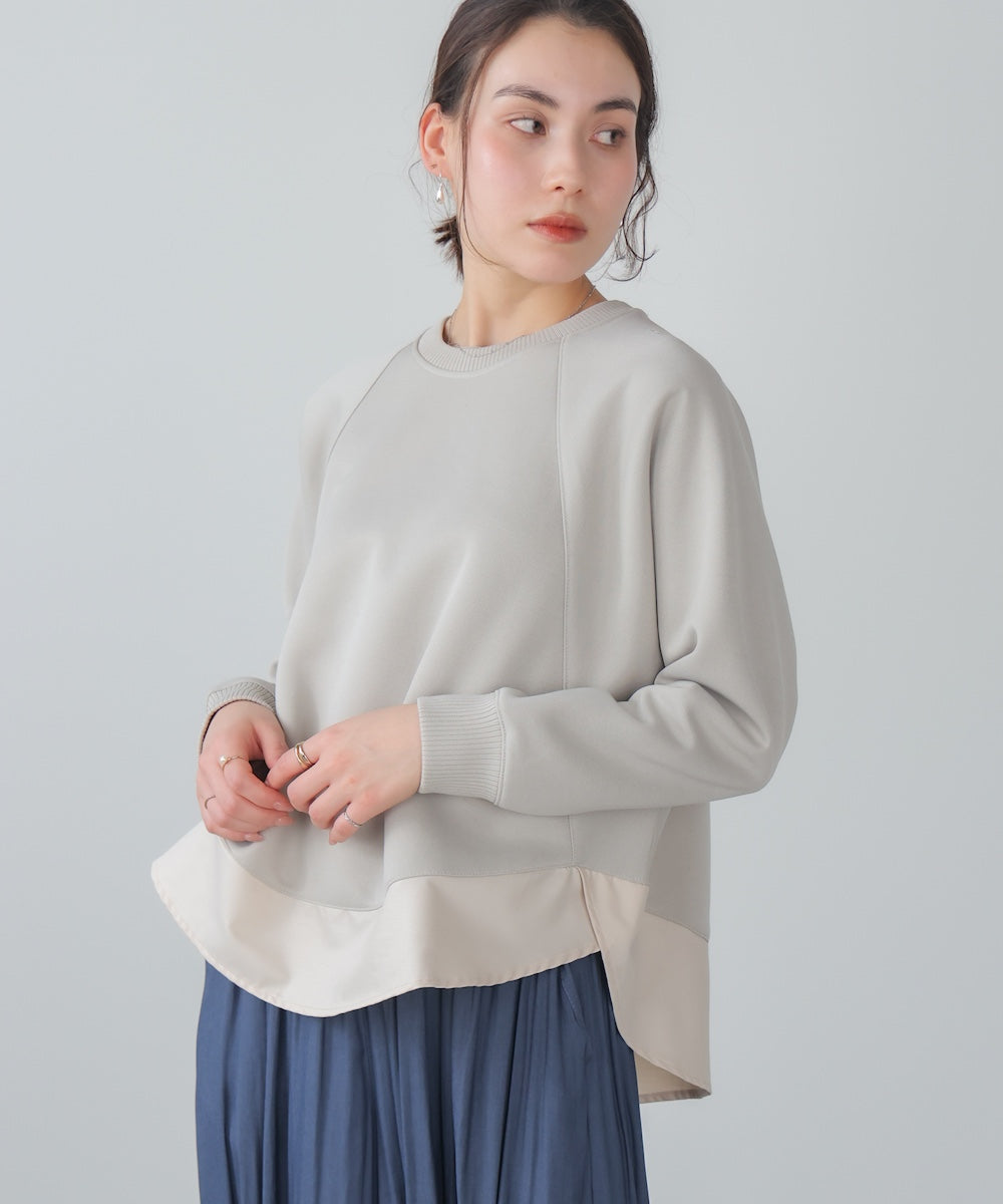 軽量ボンディングラグラン切替プルオーバー