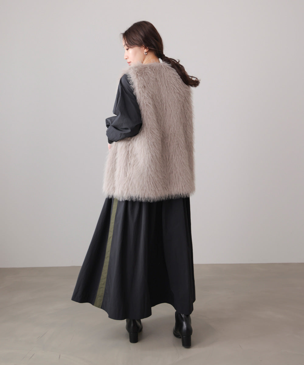 サイドラインナイロンワンピース