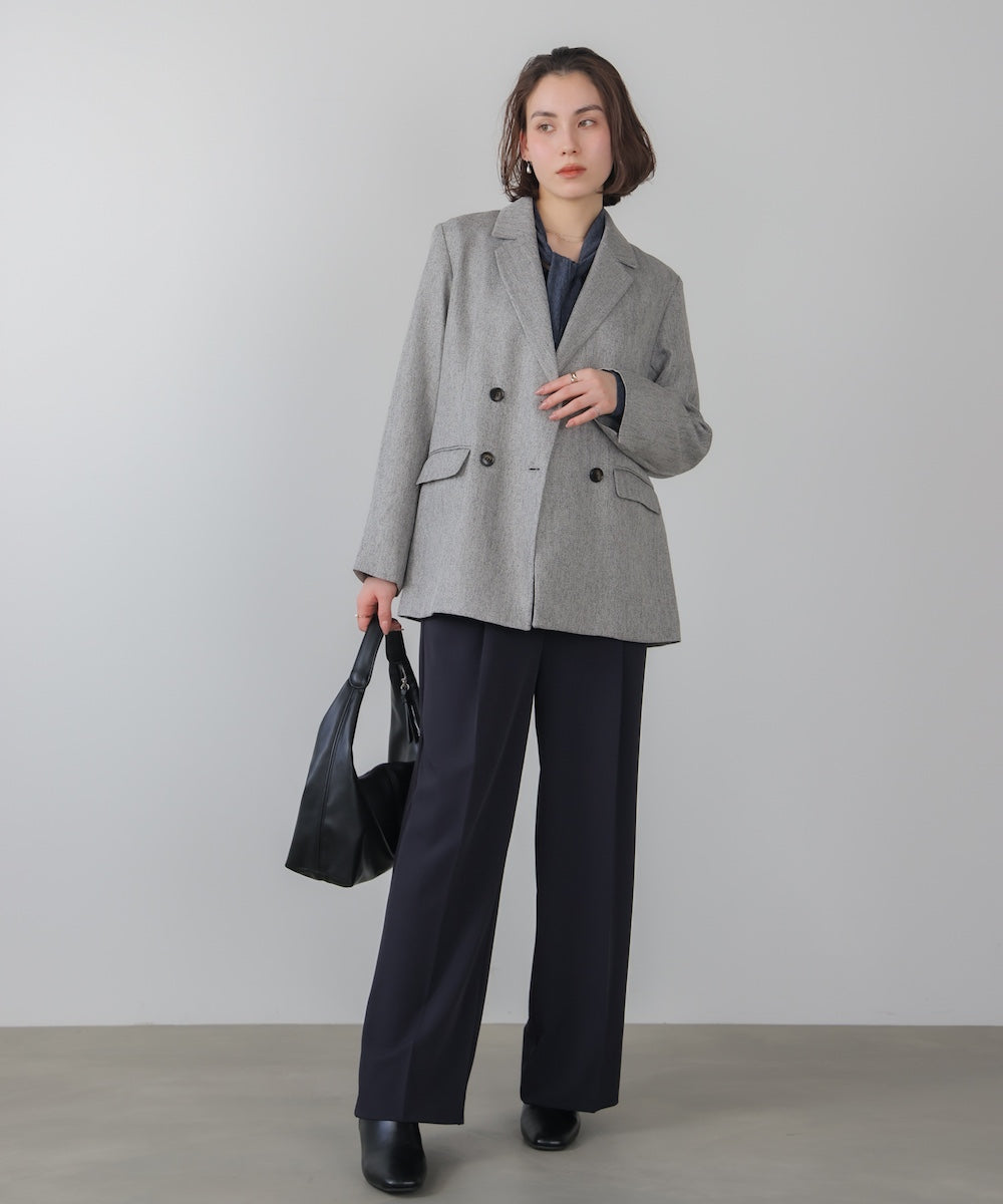 ヘリンボンツィードジャケット