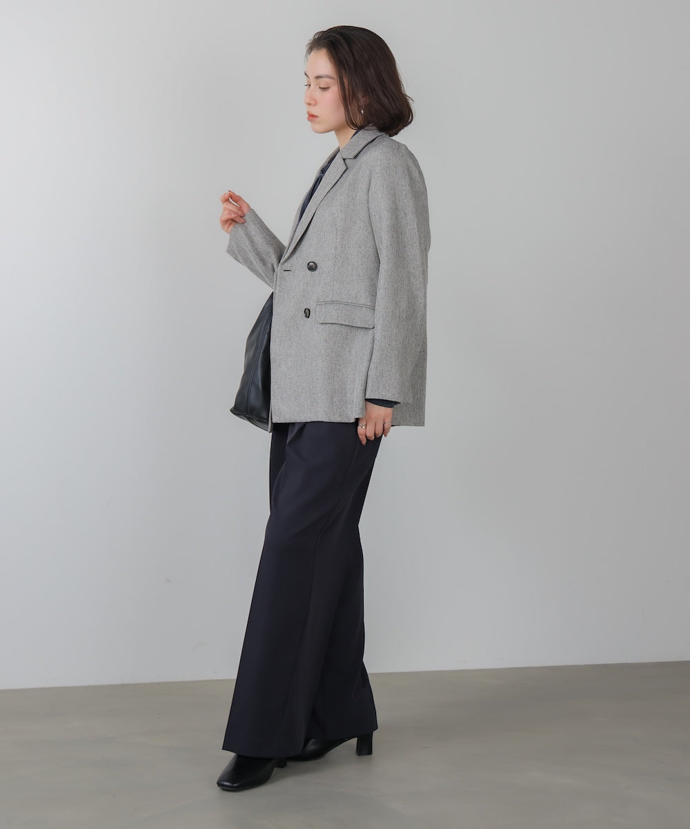 ヘリンボンツィードジャケット