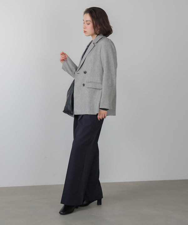 ヘリンボンツィードジャケット