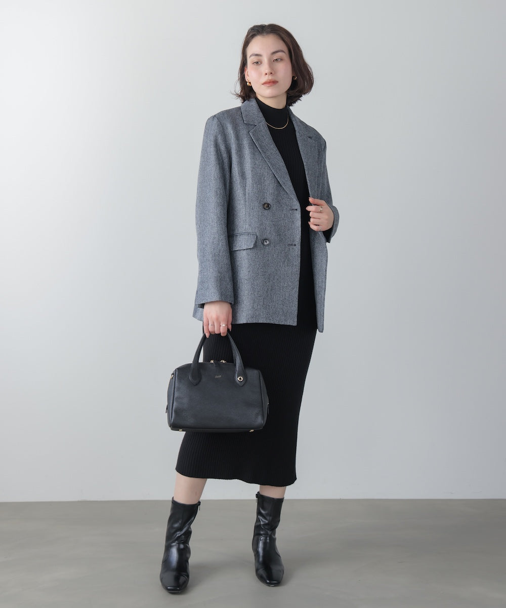 ヘリンボンツィードジャケット