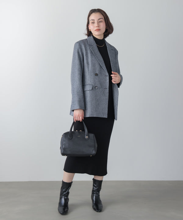 ヘリンボンツィードジャケット