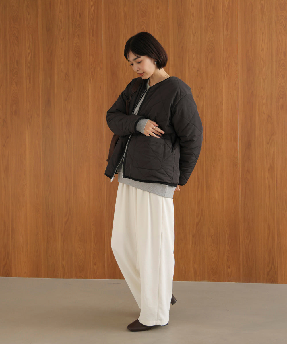 2025春新作★2WAY ブルゾン 2wayカラーミックスファーブルゾン ジャケット 裏地付 ダブル