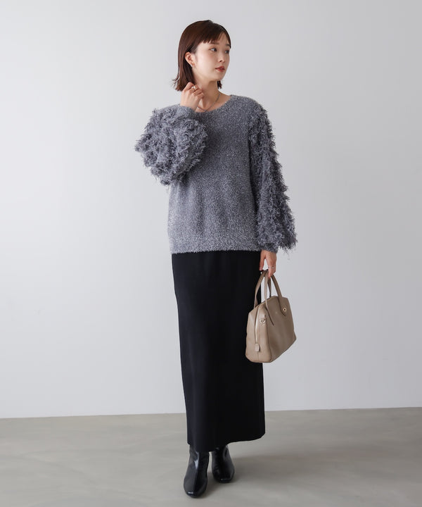 ラメフリンジニット［11/19発送予定］