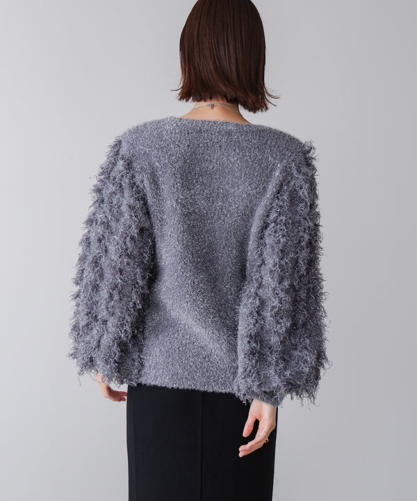 ラメフリンジニット［11/19発送予定］