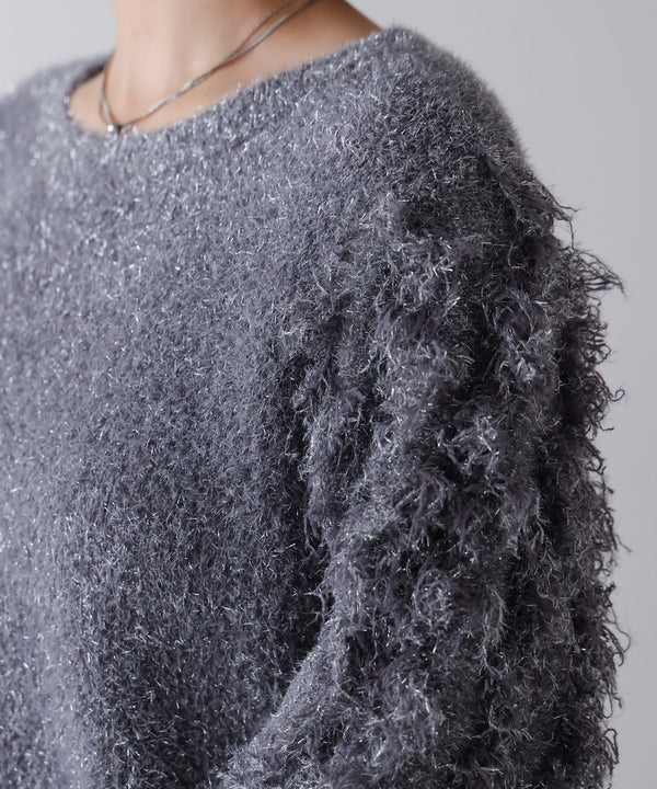 ラメフリンジニット［11/19発送予定］