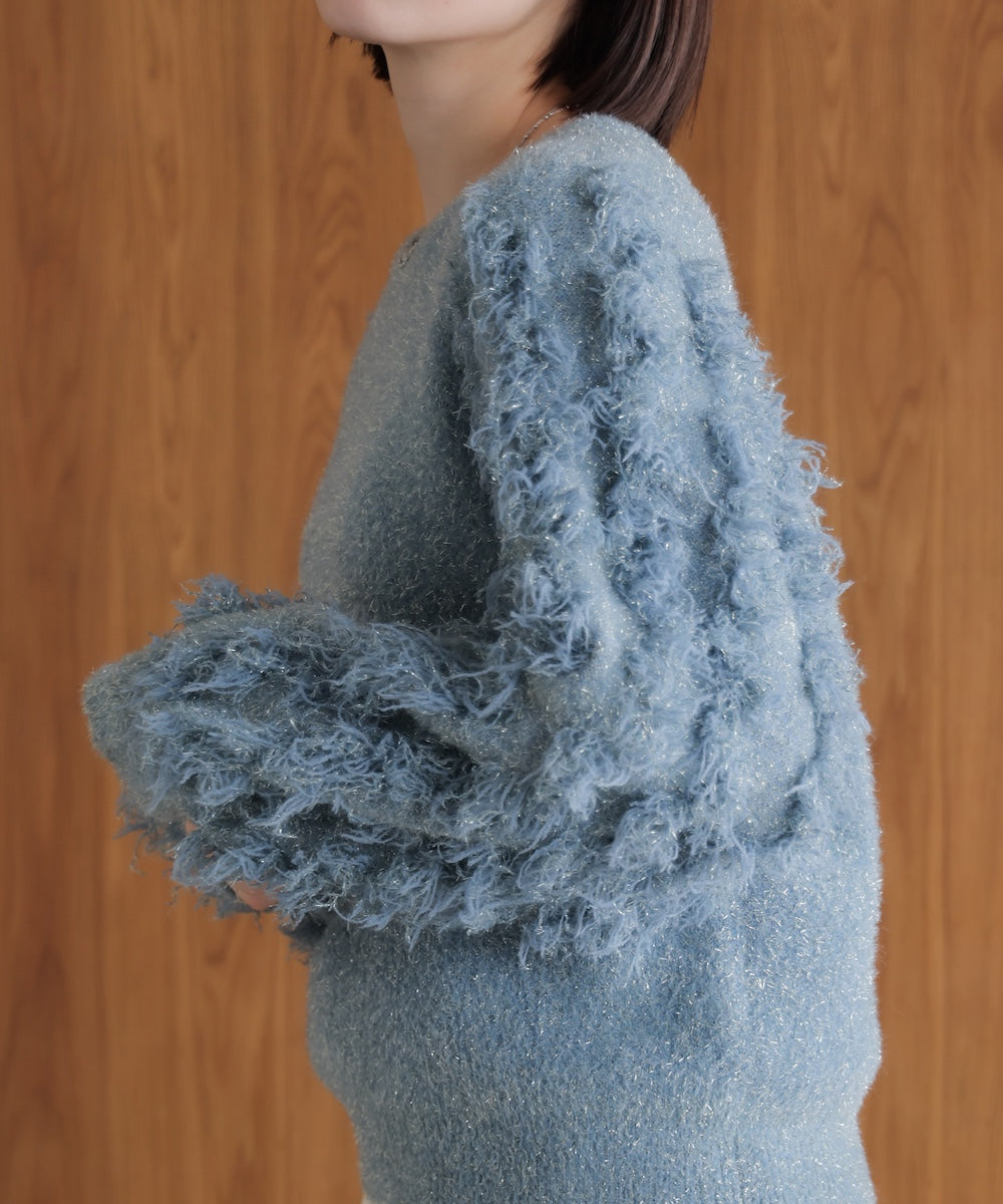 ラメフリンジニット［11/19発送予定］