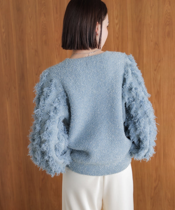 ラメフリンジニット［11/19発送予定］