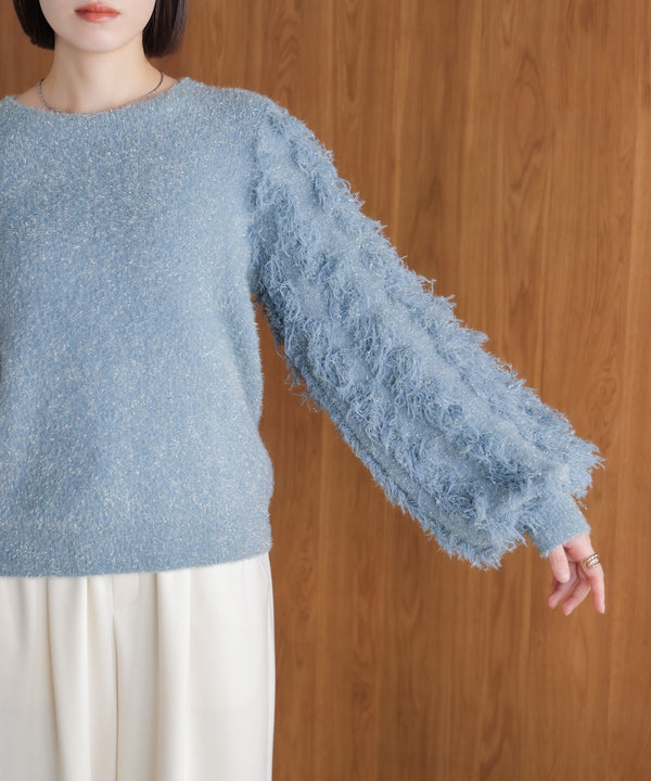 ラメフリンジニット［11/19発送予定］