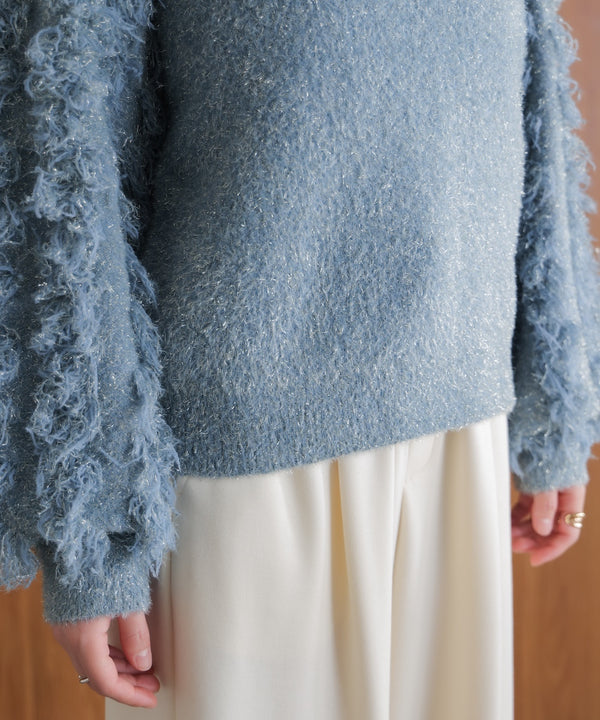 ラメフリンジニット［11/19発送予定］