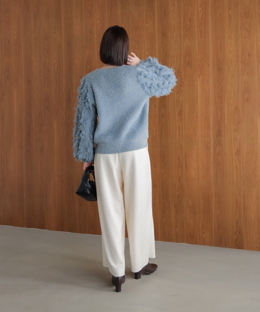 ラメフリンジニット［11/19発送予定］