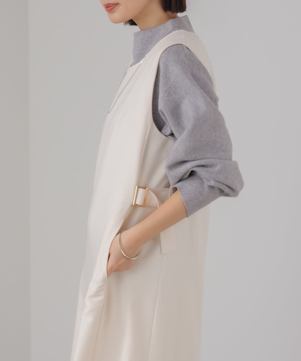 ウエストベルトジャンパースカート