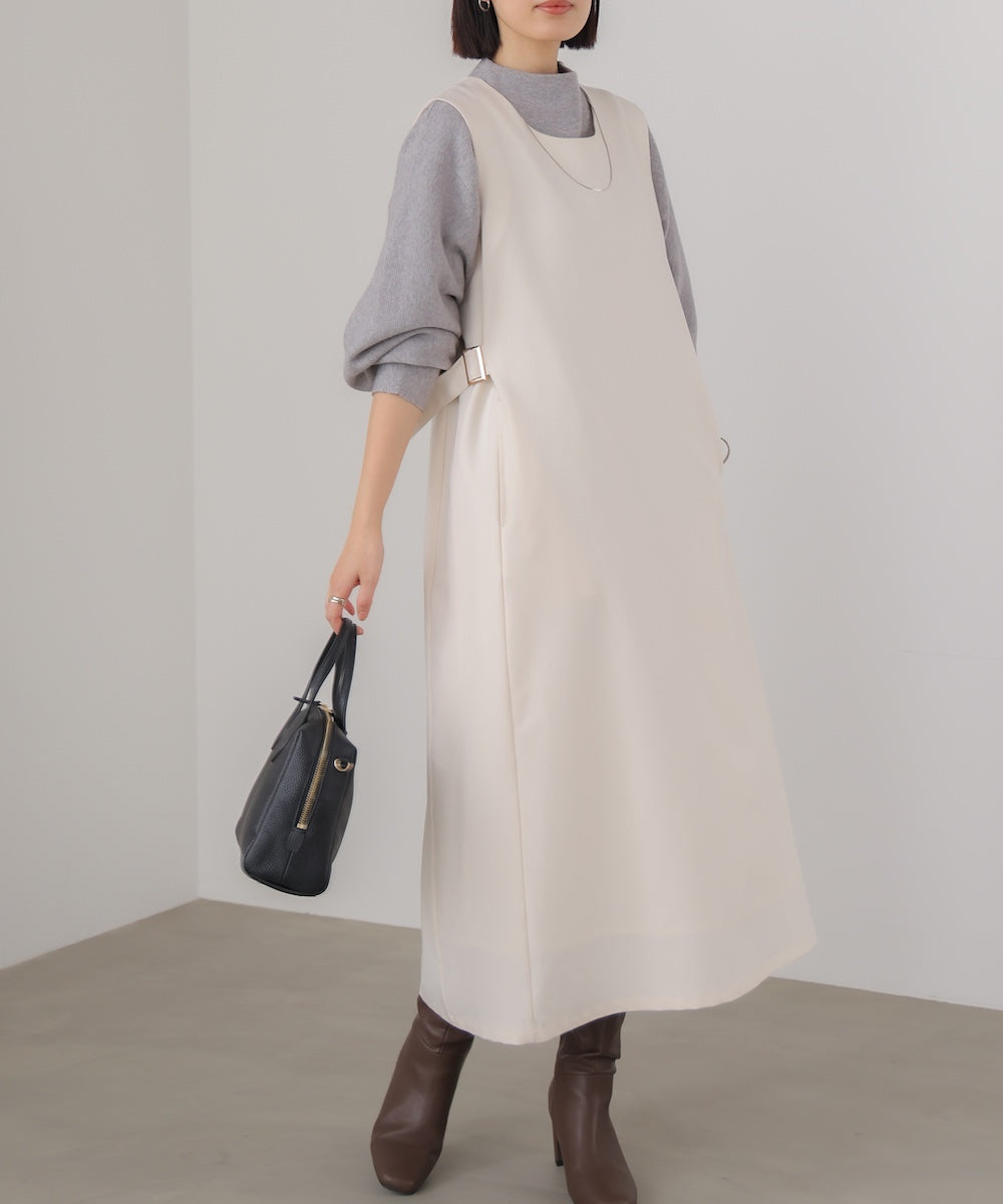 ウエストベルトジャンパースカート