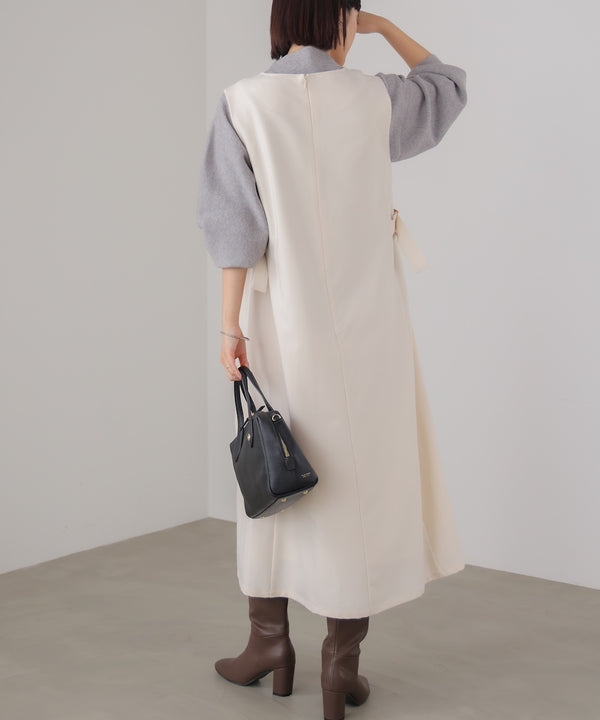ウエストベルトジャンパースカート