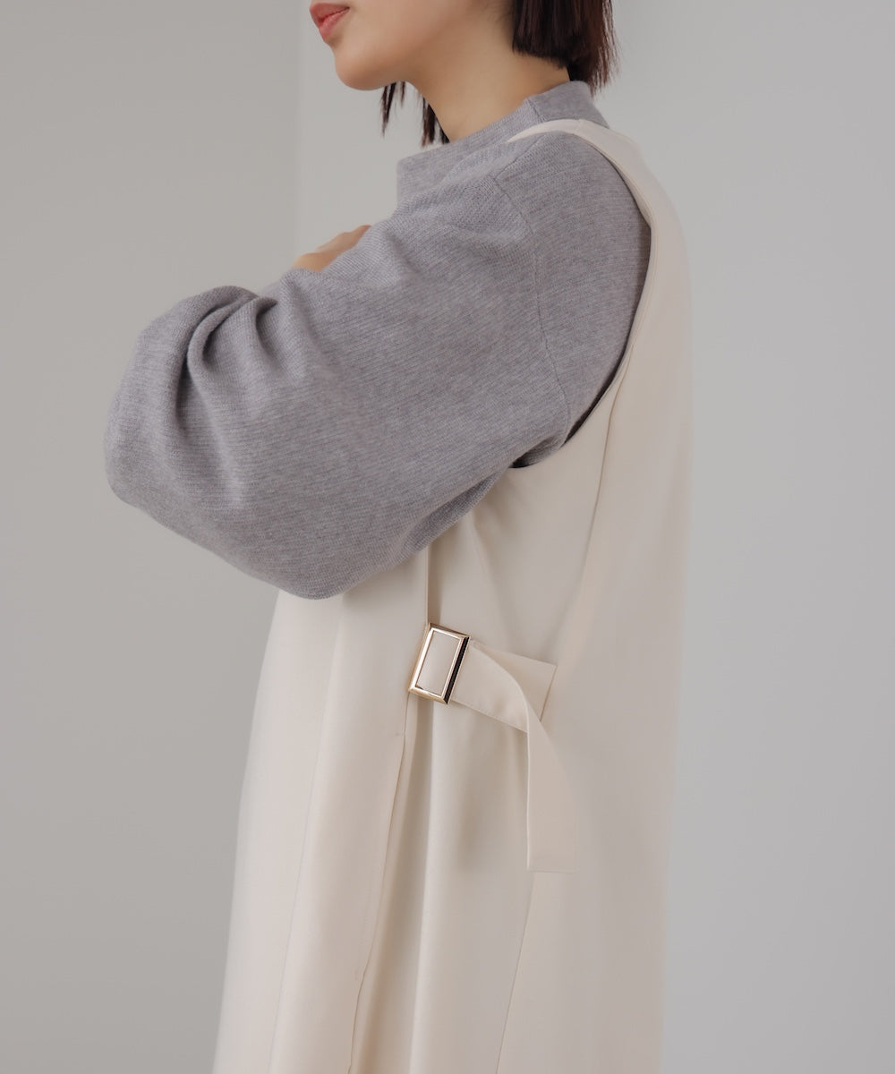 ウエストベルトジャンパースカート