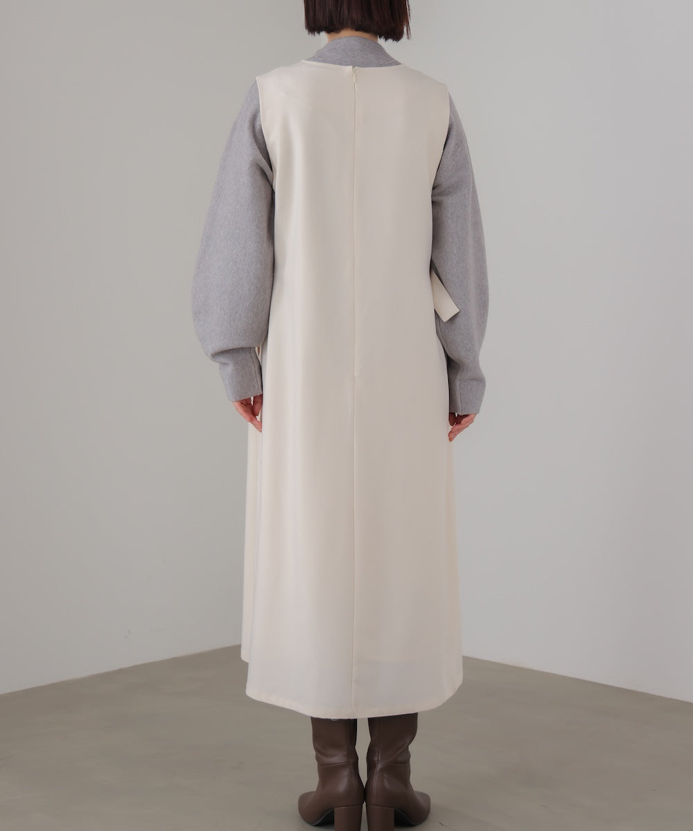 ウエストベルトジャンパースカート