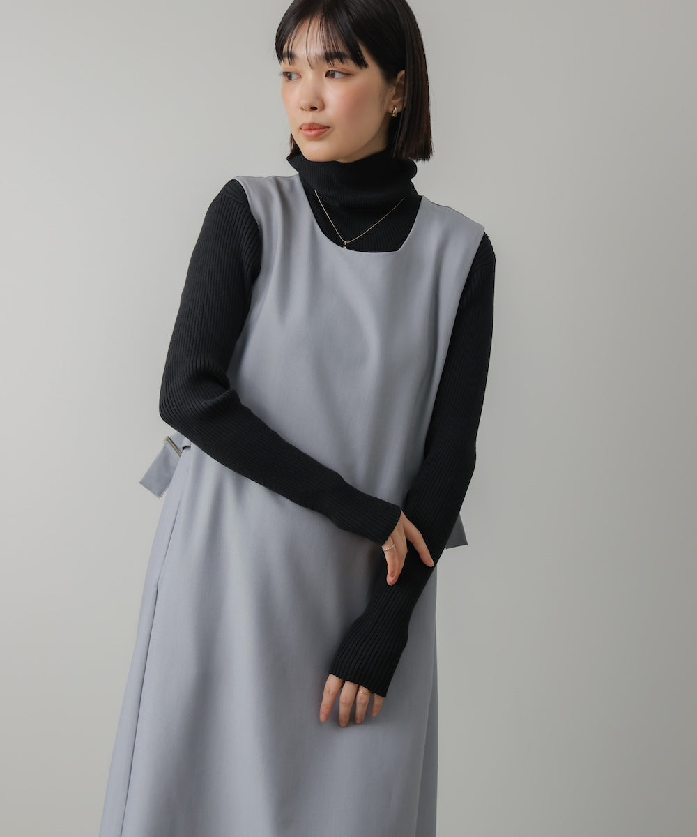 ウエストベルトジャンパースカート