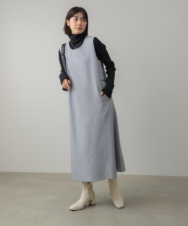 ウエストベルトジャンパースカート