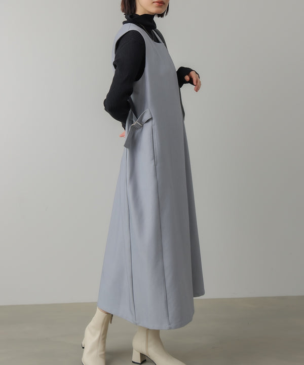 ウエストベルトジャンパースカート