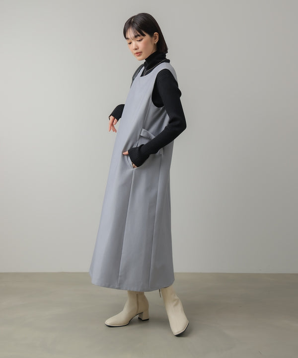 ウエストベルトジャンパースカート