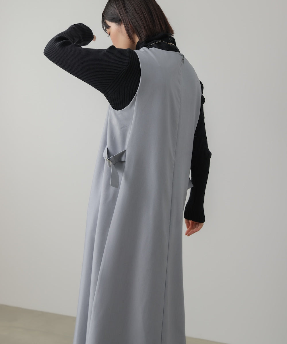 ウエストベルトジャンパースカート