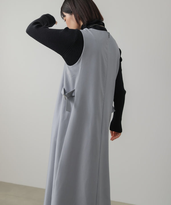 ウエストベルトジャンパースカート