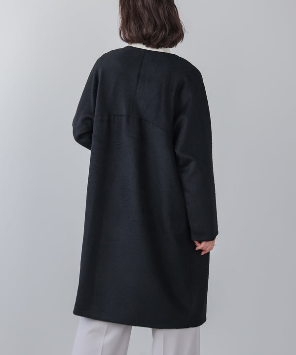 ライトシャギーウールロングコート