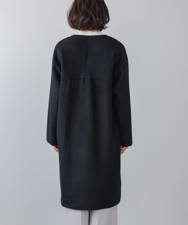 ライトシャギーウールロングコート