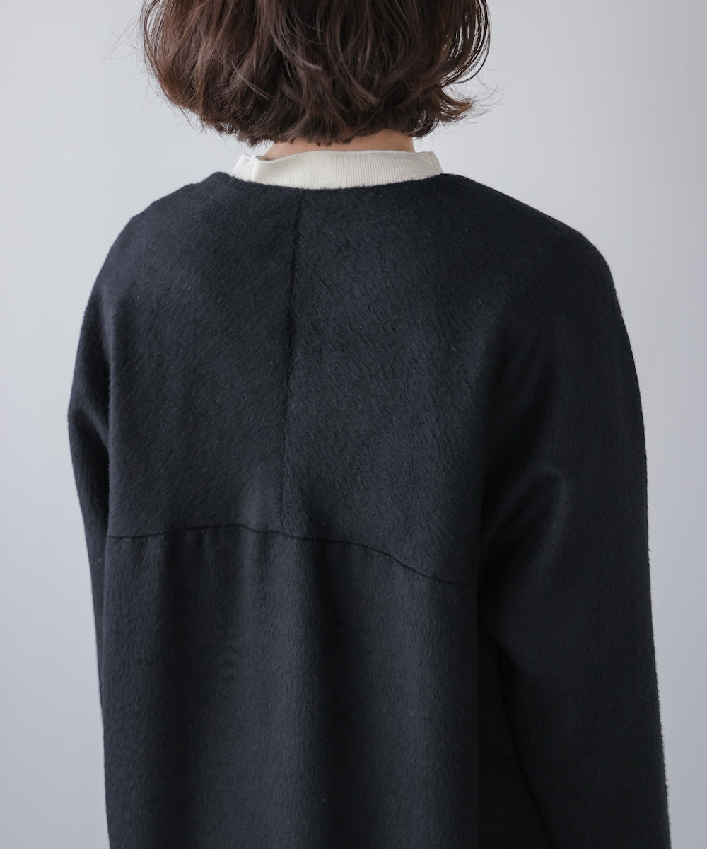 ライトシャギーウールロングコート