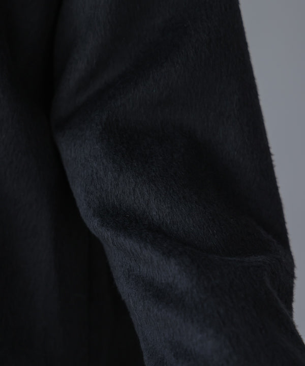 ライトシャギーウールロングコート